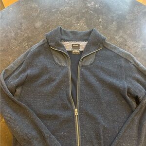 Men's Diesel Blue Full-Zip Sweater XL